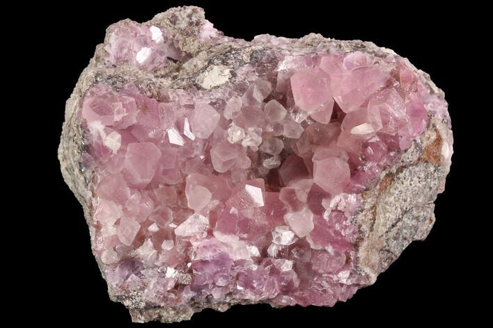 Cobaltoan Calcite Crystal Cluster - Bou Azzer, Morocco #90327